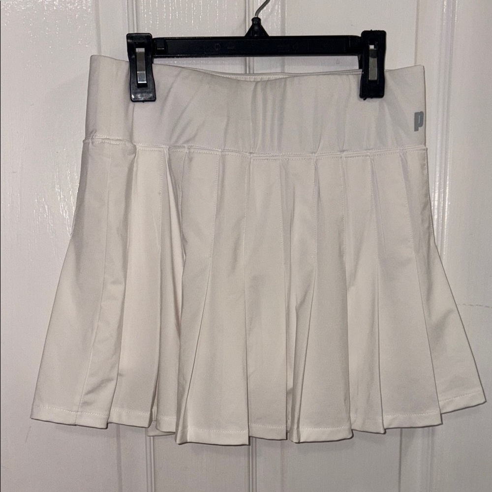 Prince Pleated White Athletic Tennis Skort